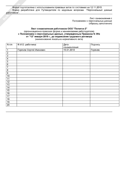 Лист ознакомление с пололожением. Лист ознакомления с положением о персональных данных. Положение о защите персональных данных лист ознакомления. Ознакомление с положением о персональных данных. Журнал ознакомления с положением о персональных данных.