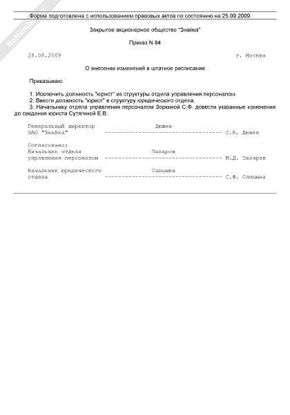 приказ об исключении из штатного расписания должностей. образец распоряжения о внесении изменений в штатное расписание. приказ о вводе штатного расписания. приказ об исключение из штатного распис. приказ на вывод должности из штатного расписания.